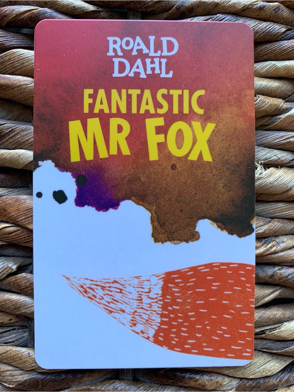 Yoto card Roald Dahl Fantastic Mr Fox Story Audiobook
